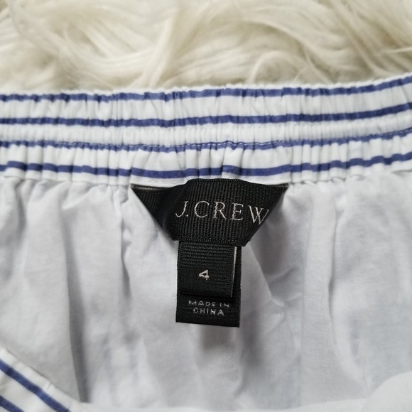 J Crew Striped Ruffle Skirt - Picture 4 of 8